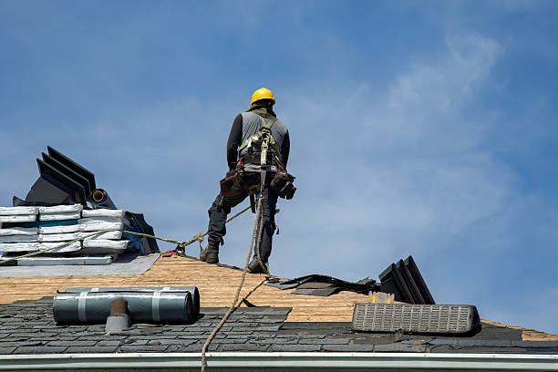 Professional Roofing technician working in New Alexandria, PA